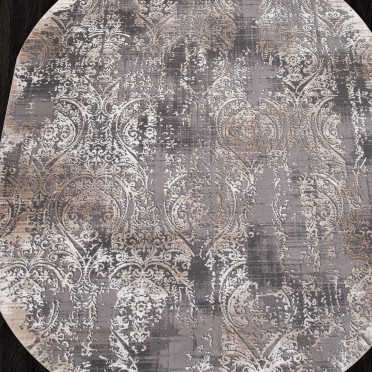 Ковер 04078C - GREY / BROWN - Овал - коллекция ARMINA