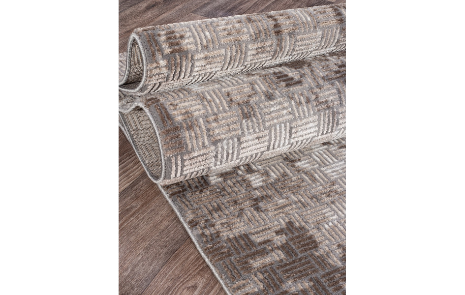 Ковер 04054C - GREY / BROWN - Прямоугольник - коллекция ARMINA