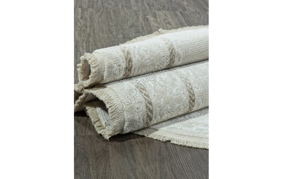 Ковер 26737Z - CREAM / CREAM - Овал - коллекция RUBI