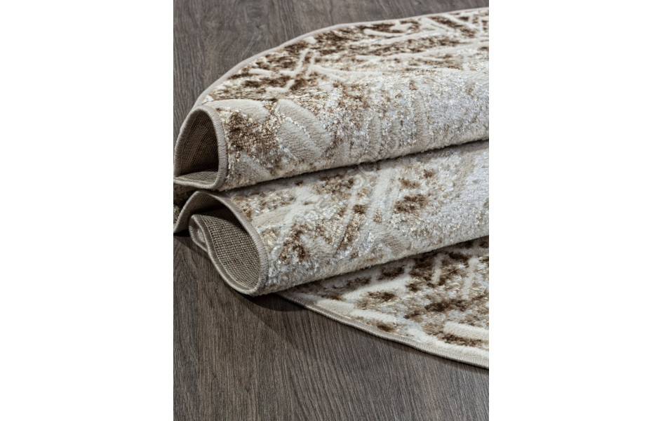 Ковер O1704 - 665 CREAM / VIZON - Овал - коллекция ANTEP