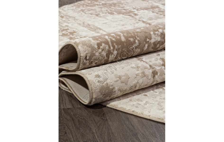 Ковер M027A - WHITE / BONE - Овал - коллекция SIESTA