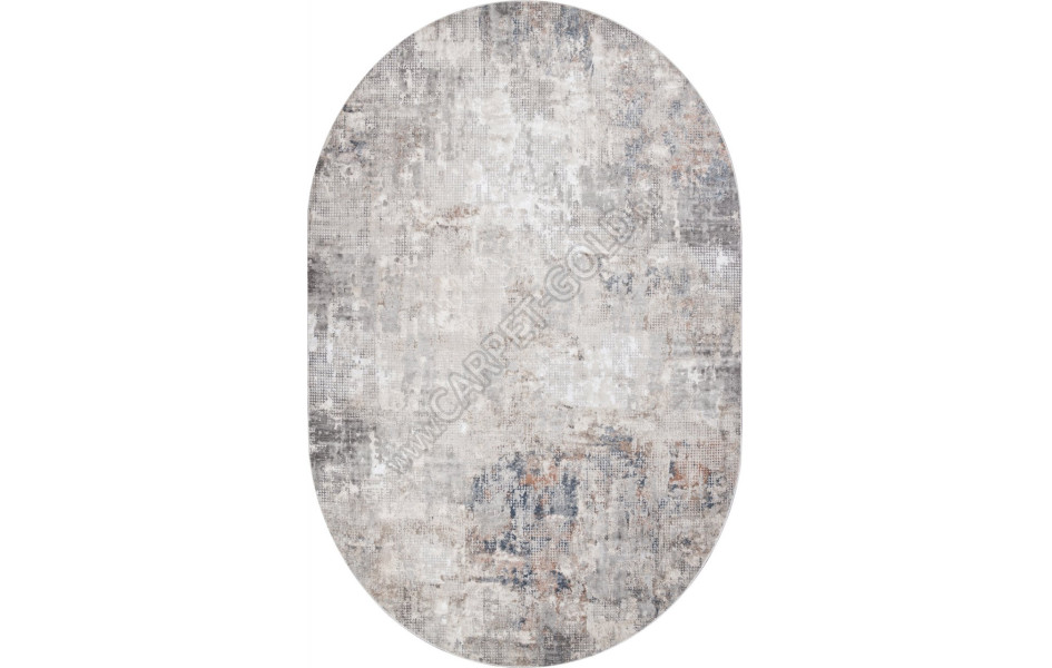 Ковер 02950A - BLUE / BEIGE - Овал - коллекция KIRKE