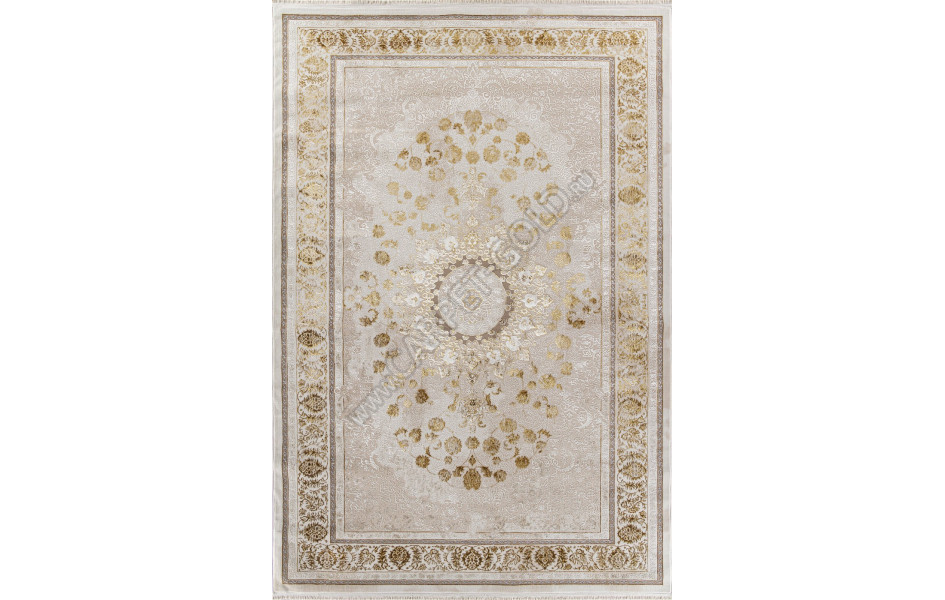 Ковер A123B - CREAM / GOLD FDY - Прямоугольник - коллекция ZARINA