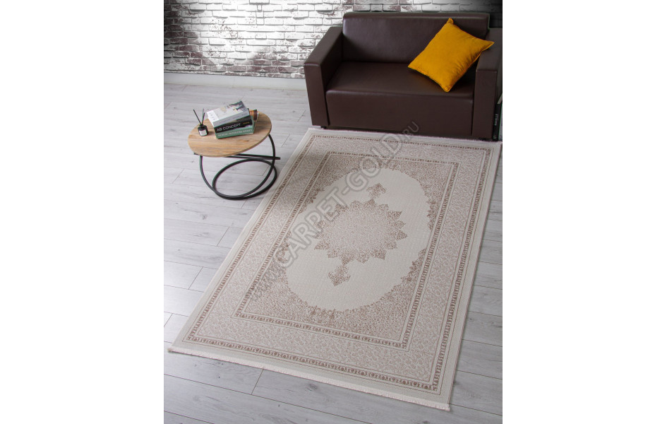 Ковер OC103A - CREAM / CREAM - Прямоугольник - коллекция OASIS