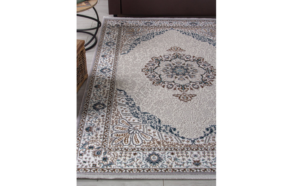 Ковер F637 - GREEN-BLUE - Прямоугольник - коллекция HALIF