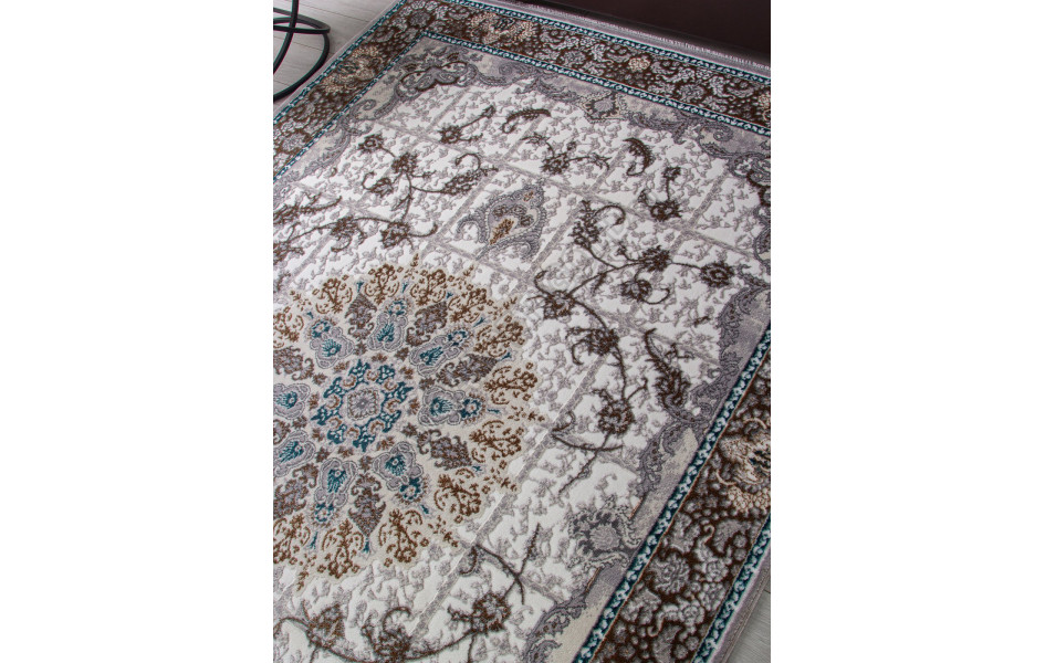 Ковер F640 - GREEN-BLUE - Прямоугольник - коллекция HALIF